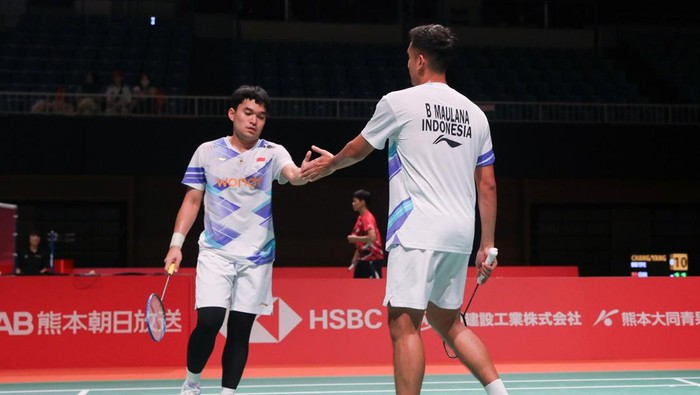 Leo Rolly Carnando/Bagas Maulana di Japan Masters 2024
