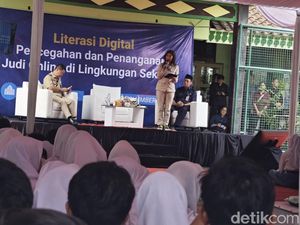 Menkomdigi Meutya Ingatkan Pelajar Bahaya Judol, Jangan Dek Ya