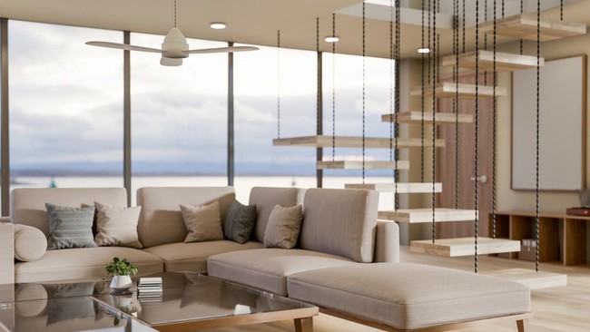 Tak Hanya Ciamik, 7 Model Tangga Ini Juga Cocok buat Rumah Minimalis
