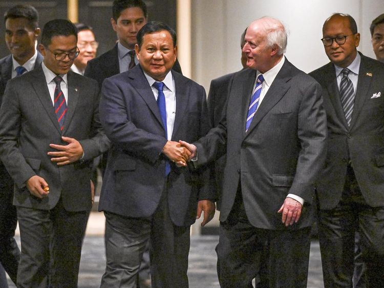 Momen Prabowo Bertemu Usindo di AS