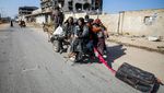 Pilu Pengungsi Palestina Mencari Tempat Aman