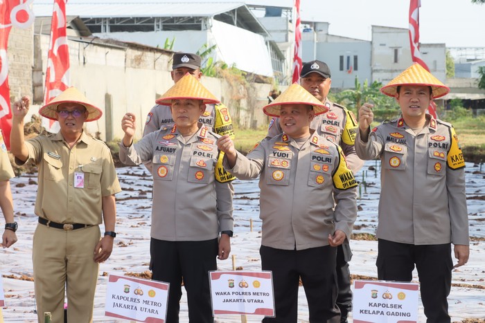 Polsek Kelapa Gading Luncurkan Gerakan Pangan Merah Putih (Dok Polsek Kelapa Gading)