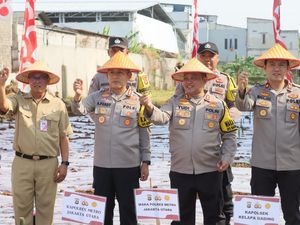 Polsek Kelapa Gading Luncurkan Gerakan Pangan Merah Putih