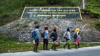 Sebelum Sang Surya menampakkan diri, sekelompok perempuan paruh baya melangkahkan kaki menuju hamparan Kebun Teh Gambung di lereng Gunung Tilu, Ciwidey, Jawa Barat.