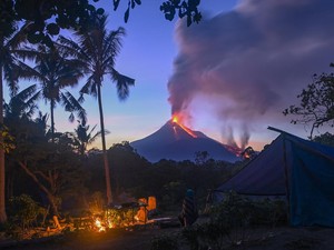 Waspada Banjir Lahar Hujan dari Gunung Lewotobi Laki-laki, Ini Peringatan BMKG