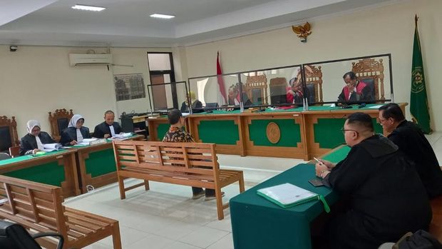 Sidang pembacaan tuntutan eks Direktur PT Taru Martani Nur Achmad Affandi di PN Jogja, Selasa (12/11).