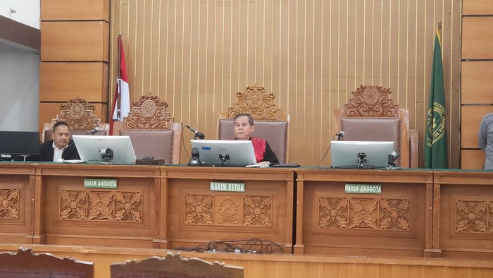 Sidang praperadilan Sahbirin Noor di Pengadilan Negeri Jakarta Selatan (Adrial/detikcom)