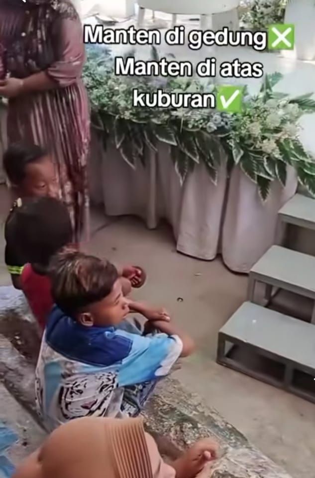 Video Pernikahan di Kuburan Viral, Ada Sound System-Panggung Hiburan