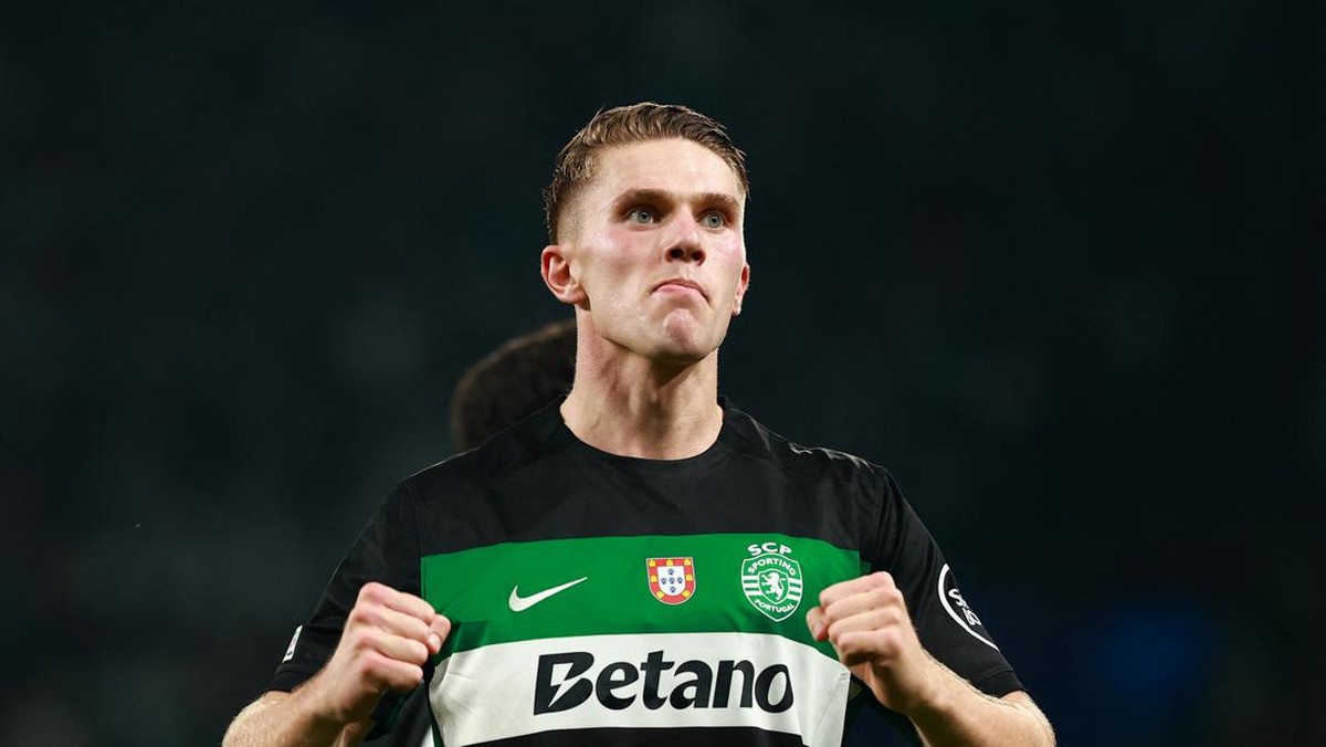 Viktor Gyokeres dikabarkan kian dekat menuju Arsenal. (Foto: REUTERS/Pedro Nunes)