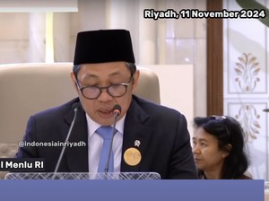 Berbahasa Arab, Wamenlu RI Usulkan 5 Hal untuk Palestina di KTT Luar Biasa Arab-Islam