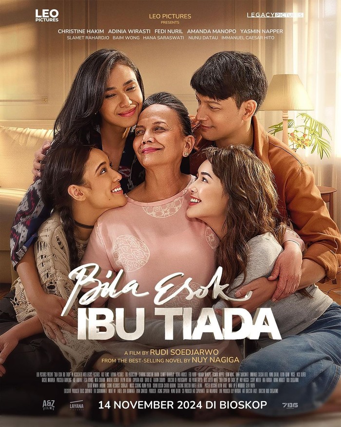 Film Bila Esok Ibu Tiada tayang 14 November 2024. Drama keluarga ini mengisahkan kesedihan dan hubungan anak dengan orang tua.