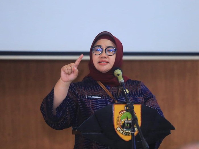 Bupati Sragen Kusdinar Untung Yuni Sukowati.