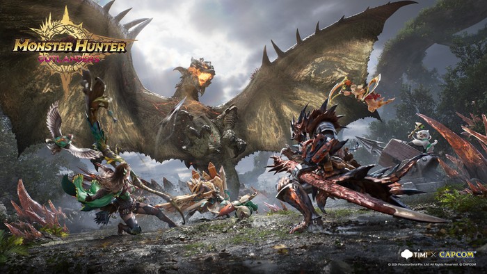 Tencent Games melalui TiMi Studio dan Capcom tengah mengembangkan game baru judulnya Monster Hunter Outlanders. Dikabarkan kalau mereka akan merilisnya di Android dan iOS.