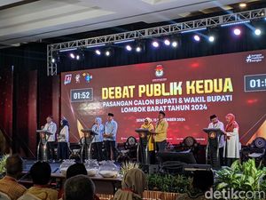 Empat Paslon Pilbup Lombok Barat Umbar Berbagai Janji Seusai Debat Kedua