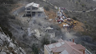 Desa di Wilayah Pegunungan Lebanon Hancur Digempur Israel