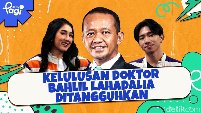 Detik Pagi edisi Kamis, 14 November 2024 membahas Kelulusan Doktor Bahlil Lahadalia Ditangguhkan