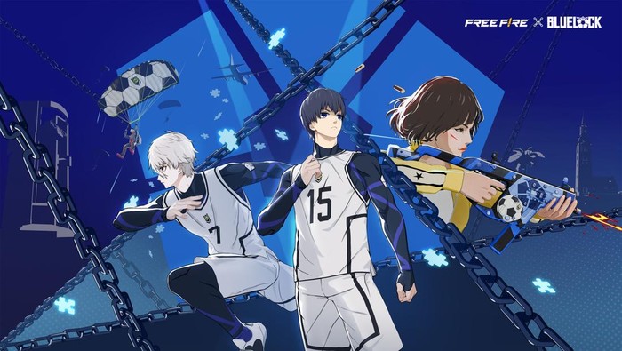 Garena mengumumkan kolaborasi ciamiknya dengan anime kondang berjudul Blue Lock. Gamer Free Fire berkesempatan memiliki skin Isagi Yoichi dan Nagi Seshiro.