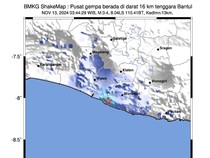 Bantul Digoyang Gempa M 3,4 Dini Hari Tadi, BMKG: Aktivitas Sesar Opak