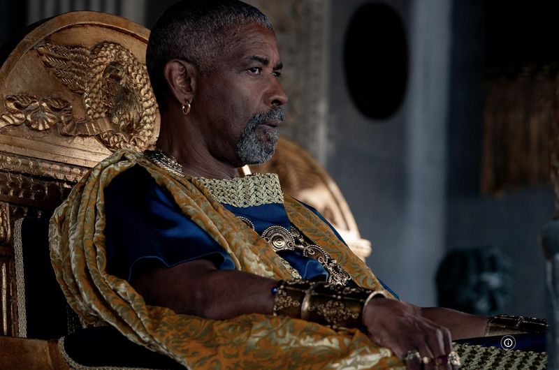 Cuplikan adegan dalam film Gladiator II.