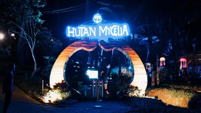 Hutan Mycelia, salah satu tempat wisata di kawasan Terminal Wisata Grafika Cikole, Lembang.