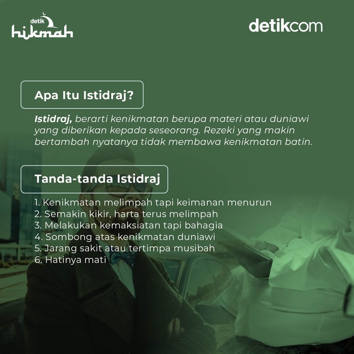 Infografis tanda istidraj