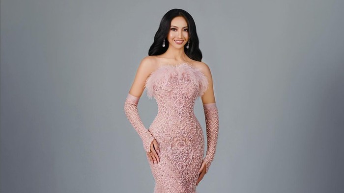 Para juara Miss International 2024. Perwakilan Indonesia Sophie Kirana (paling kanan) menjadi Top 5 Miss International 2024.
