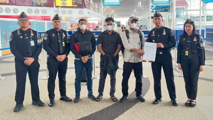 Kantor Imigrasi Kelas I khusus TPI Medan berhasil melakukan pencegahan 1 orang terduga pelaku Tindak Pidana Minyak dan Gas Bumi di Bandara Kualanamu, Deli Serdang. (dok. Kantor Imigrasi Kelas I khusus TPI Medan)