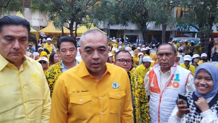 Ketua DPD Partai Golkar Jakarta, Ahmed Zaki Iskandar. (Maulana Ilhami Fawdi/detikcom)