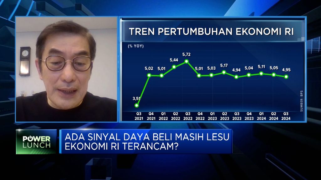 Ketua Umum APREGINDO, Handaka Sentosa dalam program CNBC Indonesia Power Lunch. (CNBC Indonesia TV)