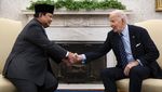 Momen Prabowo Bertemu Biden di Gedung Putih