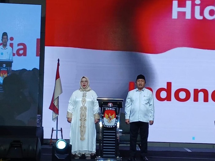 Pasangan calon Wali Kota dan Wakil Wali Kota nomor urut 1, Ratu Ria Maryana-Subadri Ushuludin. (Dok istimewa)