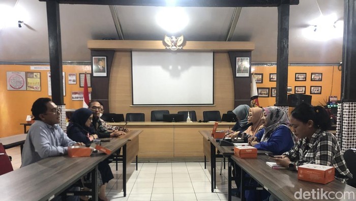 Momen audiensi KPU Kota Jogja dengan Forum Perempuan Peduli Pilkada Kota Jogja, Rabu (13/11/2024).