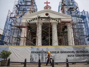 Revitalisasi Gereja Blenduk Semarang Ditarget Rampung Sebelum Natal