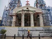 Revitalisasi Gereja Blenduk Semarang Ditarget Rampung Sebelum Natal