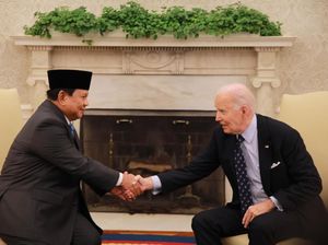 Video Prabowo Bertemu Biden di Gedung Putih AS
