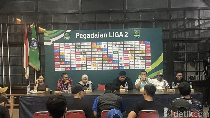 Audiensi PSIM Jogja dengan suporter di Wisma PSIM Jogja, Gondokusuman, Kota Jogja, Rabu (13/11/2024).