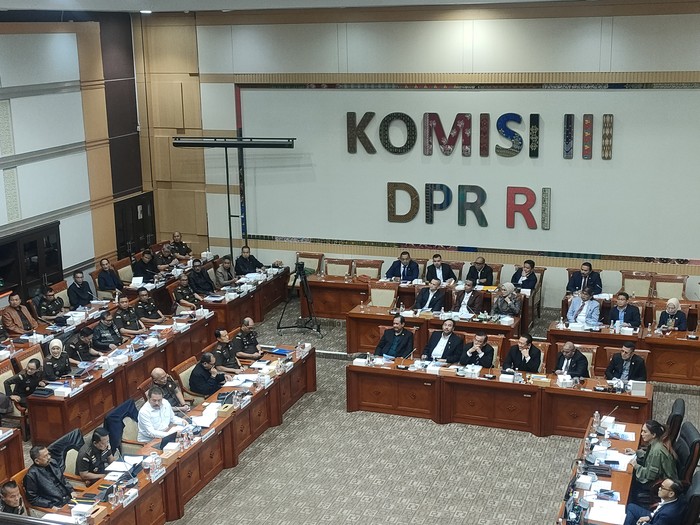 Rapat di komisi III DPR RI (Dwi/detikcom)