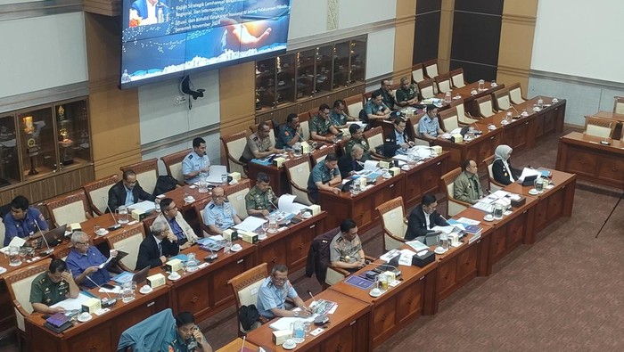 Rapat Komisi I DPR bersama Lemhannas (Dwi/detikcom)
