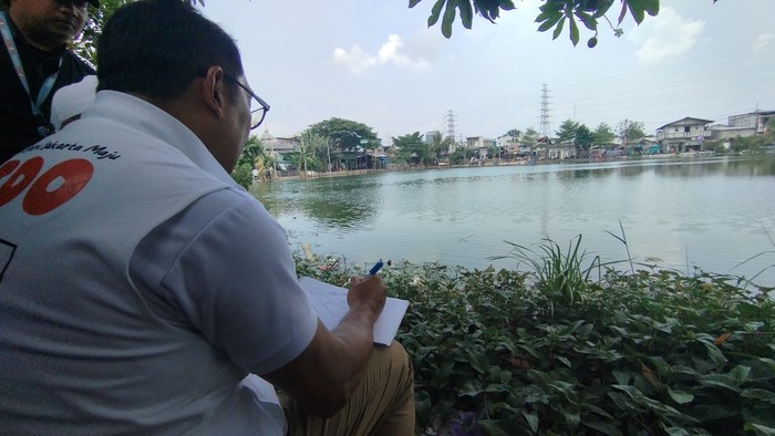 Ridwan Kamil saat kampanye di Tanah Merah, Jakut (Fawdi/detikcom)
