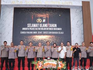 Saat Polres Blitar Rayakan Ulang Tahun Anggota demi Bangun Soliditas