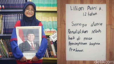 Secarik Kertas Harapan dari Siswa SD untuk Prabowo-Gibran