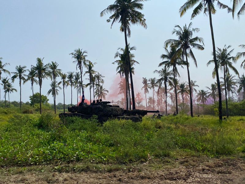 Suasana latihan gabungan TNi dan militer Australia di Situbondo (Wildan/detikcom)