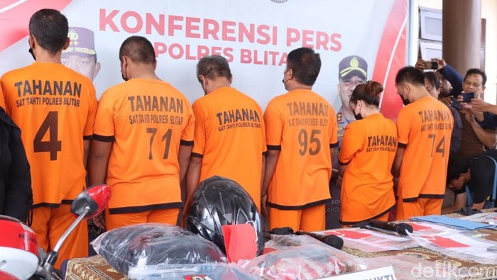 6 Pelaku Judi Online Diringkus Polres Blitar