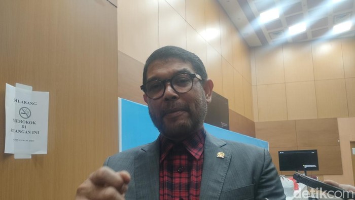 Anggota Komisi III DPR  Nasir Djamil. (Dwi Rahmawati/detikcom).