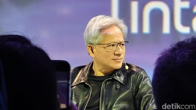 Gaya Bos Nvidia Jensen Huang di Jakarta, Tampil Keren Berjaket Kulit