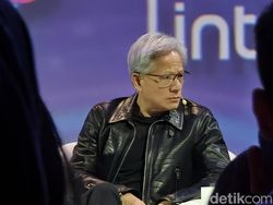 Gaya Bos Nvidia Jensen Huang di Jakarta, Tampil Keren Berjaket Kulit