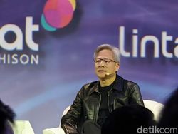 Gaya Bos Nvidia Jensen Huang di Jakarta, Tampil Keren Berjaket Kulit