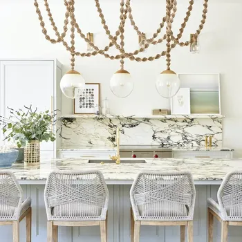 chandelier lampu gantung di dapur