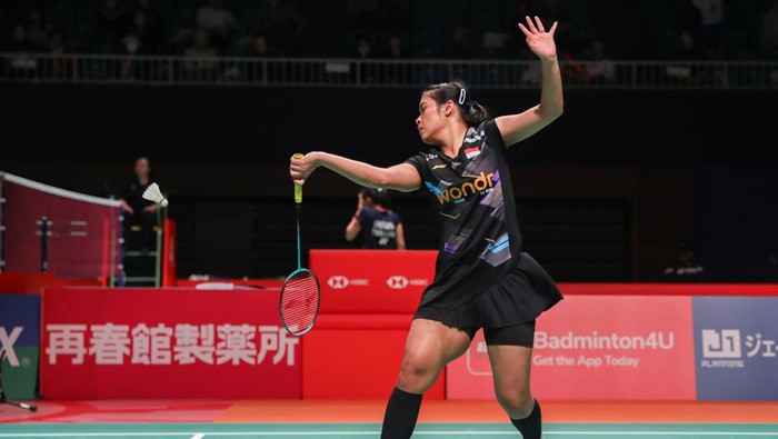 Tunggal putri Indonesia Gregoria Mariska Tunjung di Japan Masters  2024.