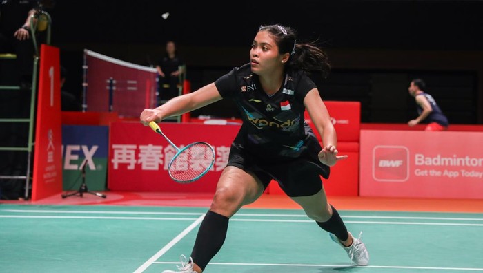 Tunggal putri Indonesia Gregoria Mariska Tunjung di Japan Masters  2024.
